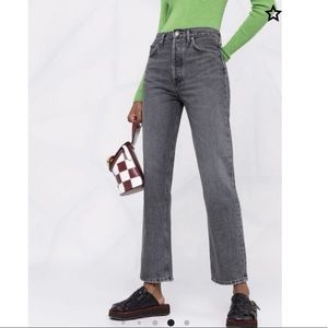 90’s Pinch Waist High Rise Straight